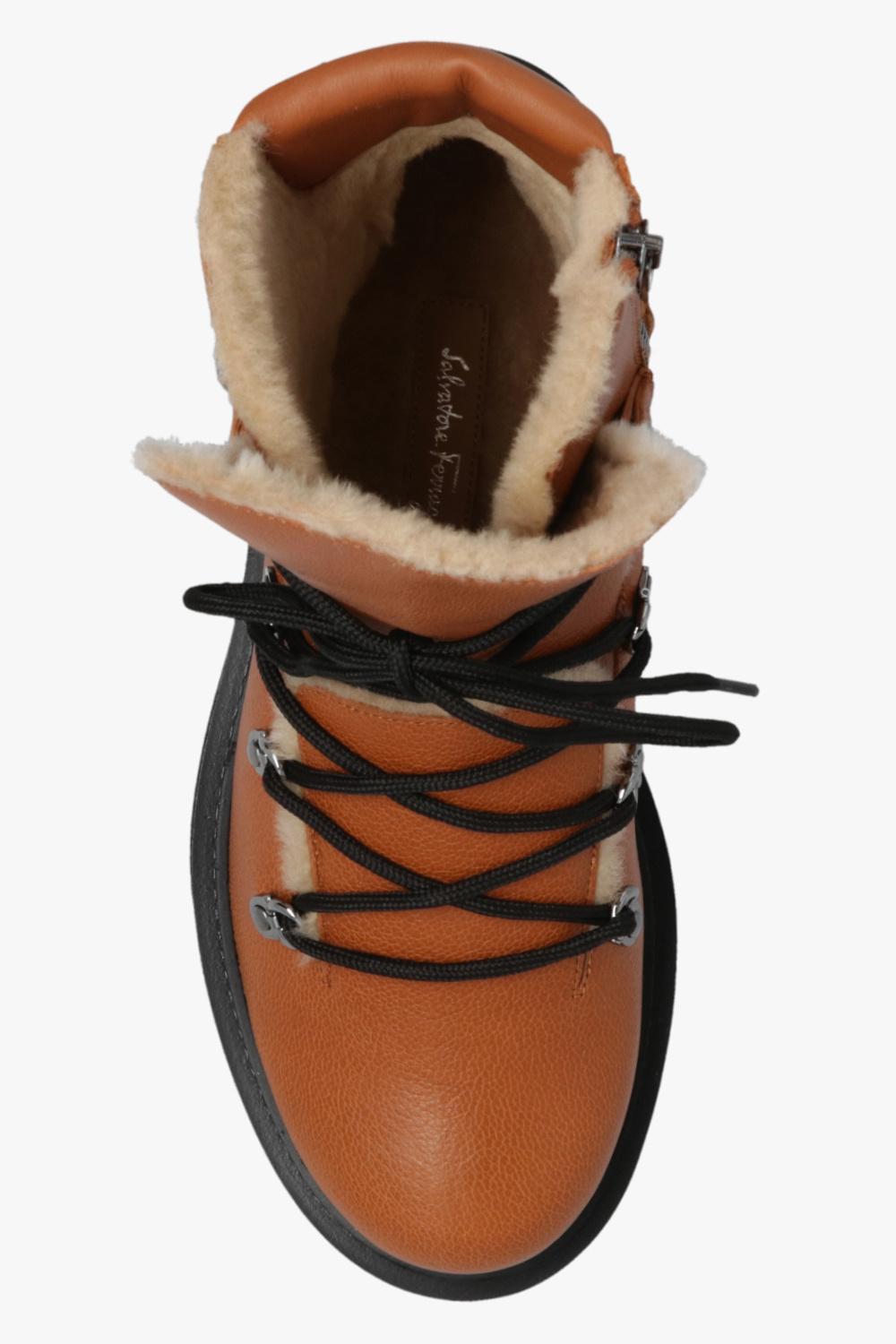 Ferragamo sales shearling boots